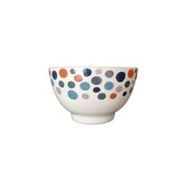 Conjunto Tigelas Bowls Porcelana Decorados Poá 500ml Kit C/6