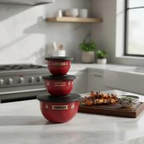 Conjunto Tigelas Murano ( 3 Peças ) Tupperware Churrasco Conjunto Tigelas Murano ( 3 Peças ) Tupperware Churrasco