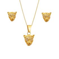 Conjunto Tigresa - Banhado em ouro 18k Conjunto Tigresa - Banhado em ouro 18k