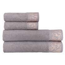 Conjunto Toalha de Banho e Rosto Viena Kit 4 Peças