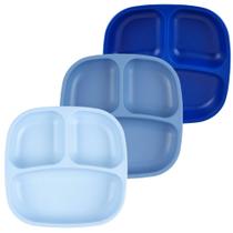 Conjunto Toddler Plates Re-Play de 3, 19x19x3 cm, dividido Conjunto Toddler Plates Re-Play de 3, 19x19x3 cm, dividido