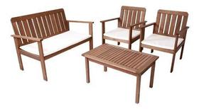 Conjunto Tokyo 1 Sofá, 2 Poltronas 1 Mesa. ALF80.5