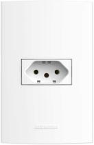 Conjunto Tomada 10a 4x2 2p+t Branca Inova Pro 85055 Alumbra Conjunto Tomada 10a 4x2 2p+t Branca Inova Pro 85055 Alumbra