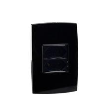 Conjunto Tomada 10A + Tomada 20A Preto Force Line