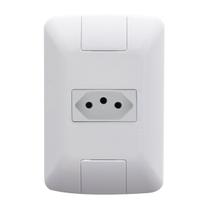 Conjunto Tomada 20 Amperes Branco Aria Placa 4x2 Tramontina