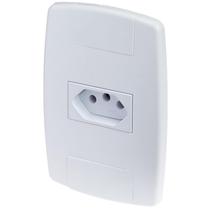 Conjunto Tomada 20A 250V Ilumi Lev Branco - 87141 Conjunto Tomada 20A 250V Ilumi Lev Branco - 87141