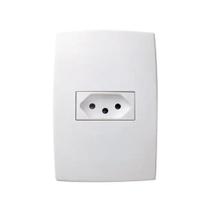 Conjunto Tomada 20a 2p+t 4x2 Branca 615081bc Pial Plus+