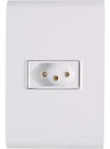 Conjunto Tomada 20a 2p+t 4x2 Tramontina Liz Branca 57170213