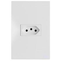 Conjunto Tomada 20A Horizontal 4X2 Branco Satin Brs12160-6Br