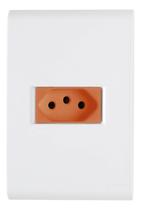 Conjunto Tomada 20a Vermelha 2p+t Liz Tramontina Conjunto Tomada 20a Vermelha 2p+t Liz Tramontina