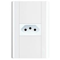 Conjunto Tomada 2p+t 10a 250 Volts Modulare - 1429 - Fame Tomada 10a C- Placa Modul. 1429 Fame