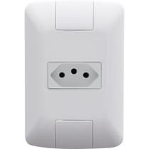 Conjunto Tomada 2P+T 10A/250V Aria Branco Tramontina Conjunto Tomada 2P+T 10A/250V Aria Branco Tramontina