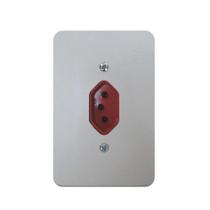 Conjunto Tomada 3p 20a Vermelha Millenium Mectronic 250v