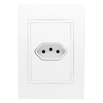 Conjunto Tomada 4x2 10A Horizontal - RVB -1000/29 - RAVENNA