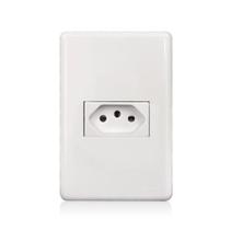 Conjunto Tomada 4X2 10A Stella Branco - Steck