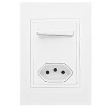 Conjunto Tomada com Interruptor Simples 4x2 10A RVB-1000-19 Ravenna Conjunto Tomada com Interruptor Simples 4x2 10A RVB-1000-19 Ravenna