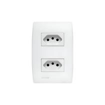 Conjunto Tomada Dupla 10A Soprano Siemens Ilus