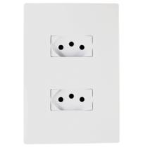 Conjunto Tomada Dupla 20A 2p+T 4x2 Monobloco i9 94121 Ilumi