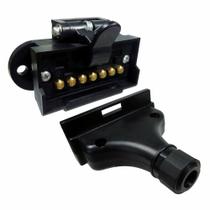 Conjunto Tomada Fixa e Móvel para Engate 7 Polos - DNI 8302
