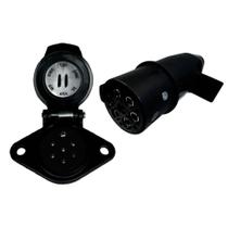 Conjunto Tomada Fixa e Móvel para Engate 7 Polos - DNI 8311