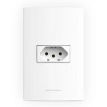 Conjunto Tomada Horizontal 4x2 Branco Inova Pro - Alumbra Conjunto Tomada Horizontal 4x2 Branco Inova Pro - Alumbra