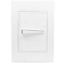 Conjunto Tomada Interruptor Simples Horizontal 4x2 - RVB-1000/2 - RAVENNA