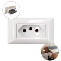 Conjunto Tomada P/ Madeira/Móveis Aria Branca 20A Tramontina Conjunto Tomada P/ Madeira/Móveis Aria Branca 20A Tramontina