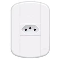 Conjunto Tomada Padrão 2p+t 20a com Capa 4x2 Blanc+ 11239164 Fame Conjunto Tomada Padrao 2p+t 20