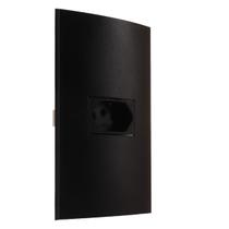 Conjunto Tomada Simples 10A 4x2 Preta Fosca Margirius Conjunto Tomada Simples 10A 4x2 Preta Fosca Margirius