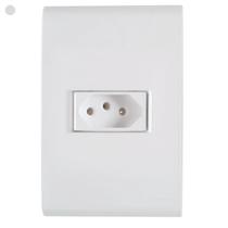 Conjunto Tomada Simples 2p 10a Branco Tramontina Conjunto Tomada Simples 2p 10a Branco Tramontina