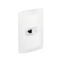 Conjunto Tomada Telefone RJ11 2 fios 663172 - Pial Nereya Conjunto Tomada Telefone RJ11 2 fios 663172 - Pial Nereya