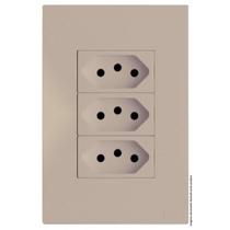 Conjunto tomada tripla 10a recta satin areia blux 121940 Conjunto tomada tripla 10a recta satin areia blux 121940