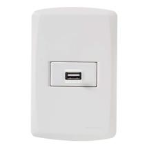 Conjunto tomada USB 1,5A - bivolt Liz Tramontina