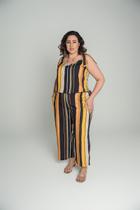 Conjunto Top Amarração Calça Capri