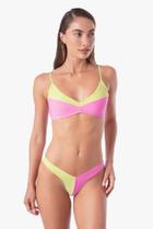 Conjunto top bicolor