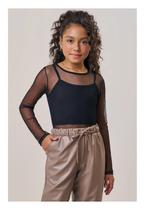Conjunto Top Blusa 2 Pele Menina Teen Vic Vicky