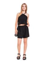 Conjunto Top Cropped de Alcinha e Short Juvenil Gloss