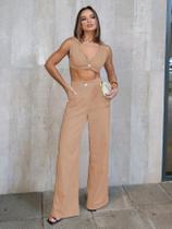 Conjunto Top e Calça em Linho Conjunto Top e Calça em Linho