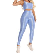 Conjunto Top e Calça Feminino Fitness Empina Bumbum Academia