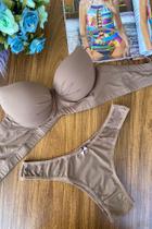 Conjunto Top e Calcinha Básico em Microfibra Conjunto Top e Calcinha Básico em Microfibra