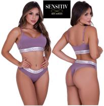 Conjunto Top E Calcinha Corte Laser - SENSITIV