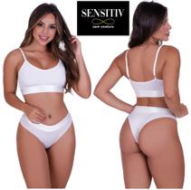 Conjunto Top E Calcinha Corte Laser - SENSITIV