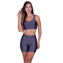 Conjunto Top e Short 3D Academia Fitness -c15 CONJUNTO MICHELE