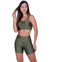 Conjunto Top e Short 3D Academia Fitness -c15 CONJUNTO MICHELE