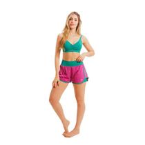 Conjunto Top E Short Fitness Beach Tennis Academia Labrun