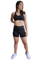 Conjunto Top e Short Legging Suplex Fitness