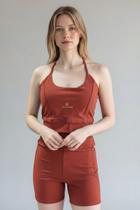Conjunto Top e Short Roberta Feminino Malha Confortável
