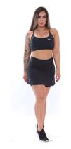 Conjunto Top E Short Saia Com Bolso Para Corrida Fitness Conjunto Top E Short Saia Com Bolso Para Corrida Fitness