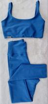Conjunto Top+Legging Azul Nilo Trilobal TAM P Not-C