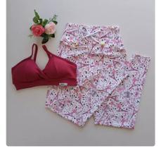 Conjunto Top + Legging Tecido Poliamida Light tam P Conjunto Top + Legging Tecido Poliamida Light tam P